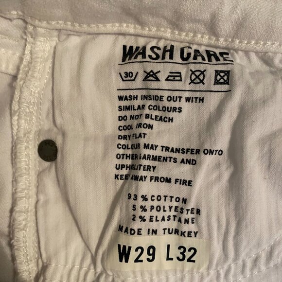 Jack Wills White Bootcut Jeans - The Milborrow - US Size 8 (29W/32L) - Picture 6 of 8